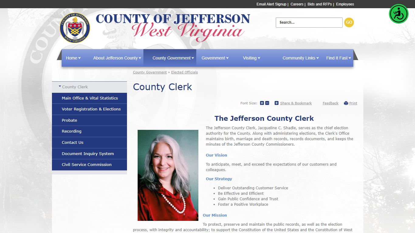 County Clerk | Jefferson County Commission, WV